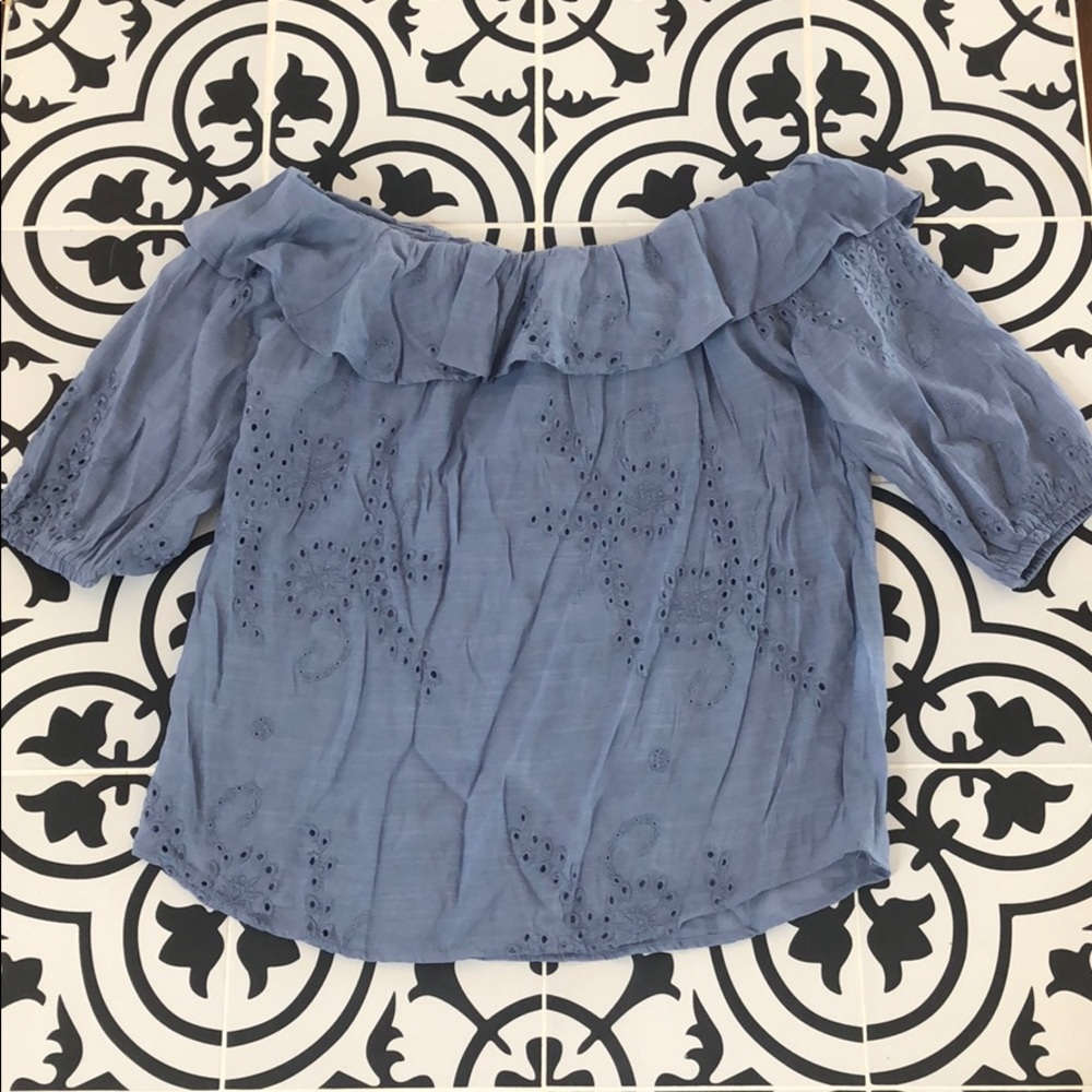 Off the shoulder blouse